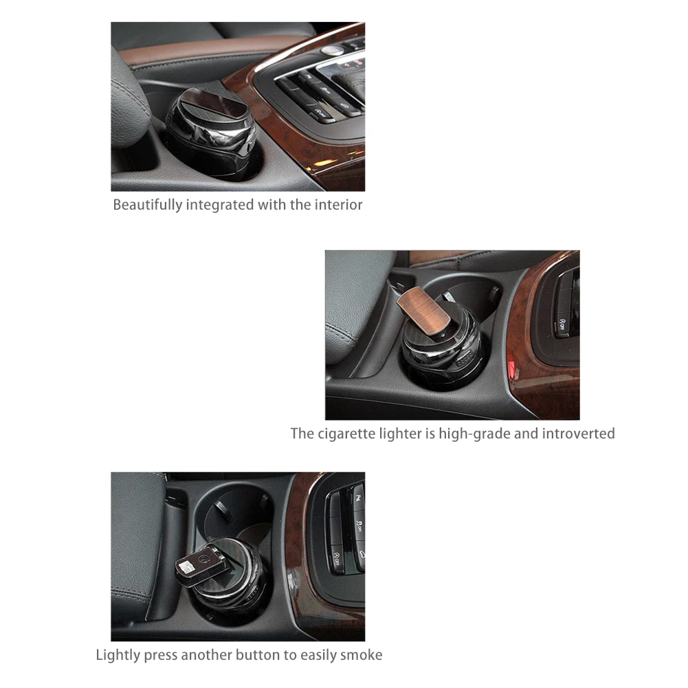 Портативный из нержавеющей стали дым чашки держатель сигареты автомобиля