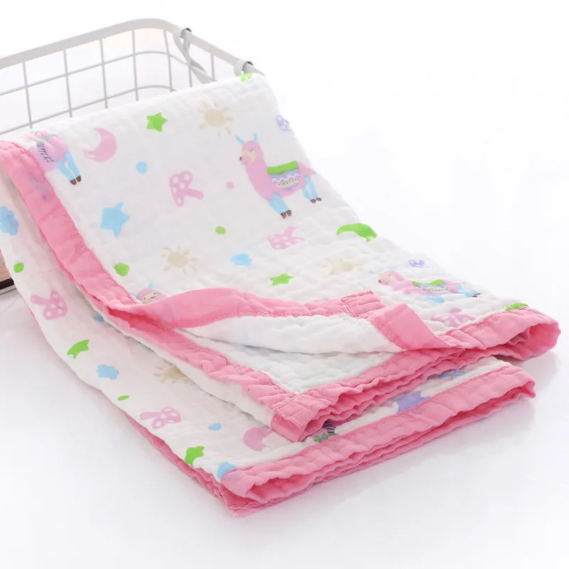 Одеяло для новорожденных постельные принадлежности детское муслиновое