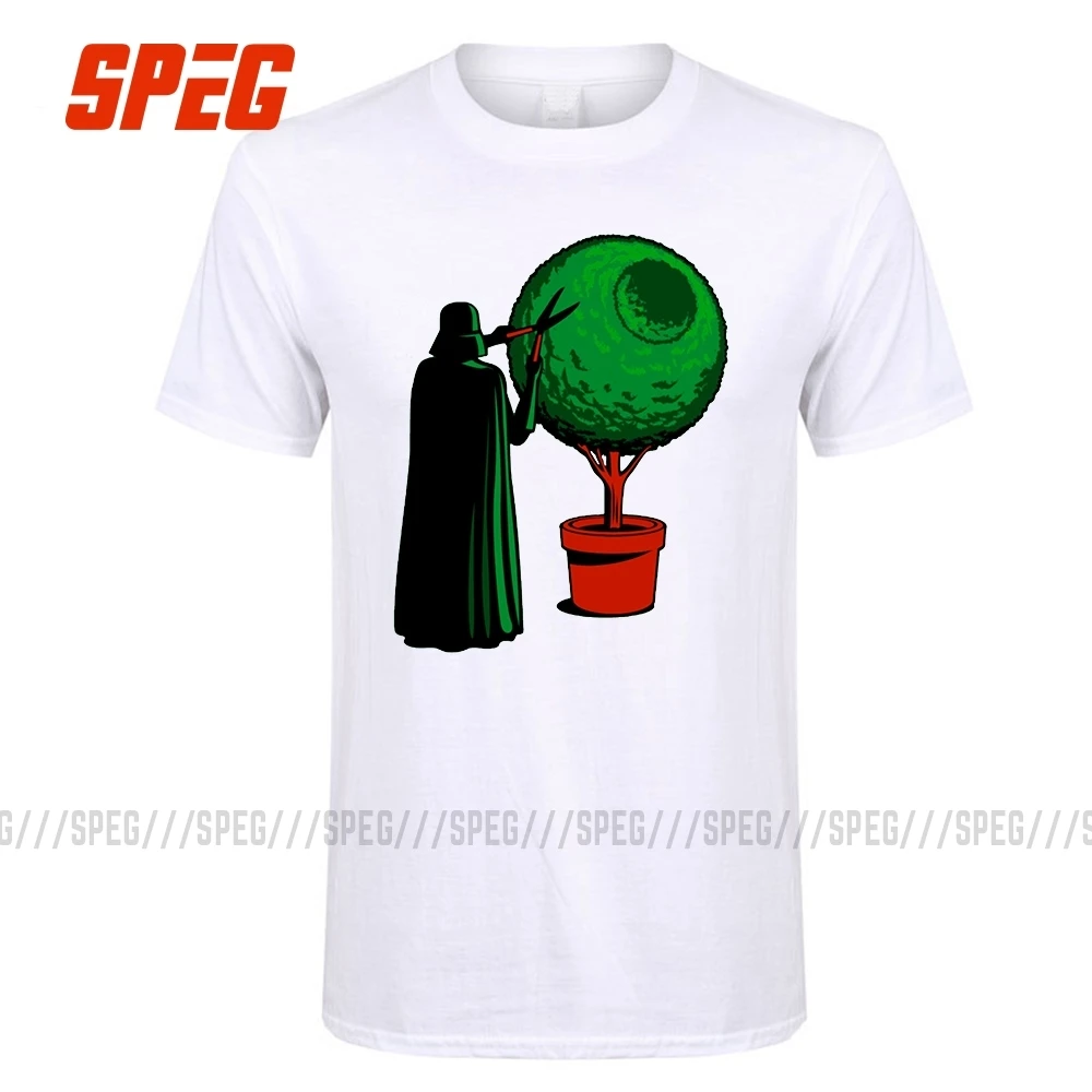 Футболки из фильма Звездные войны лорд Вейдер садовник дерево мужские футболки с