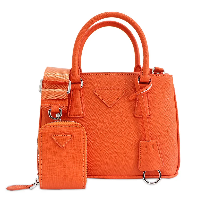 

Wholesale new leather women's bag Fashion three-in-one killer bag cross-threaded cowhide bag One-shoulder oblique cross handbag