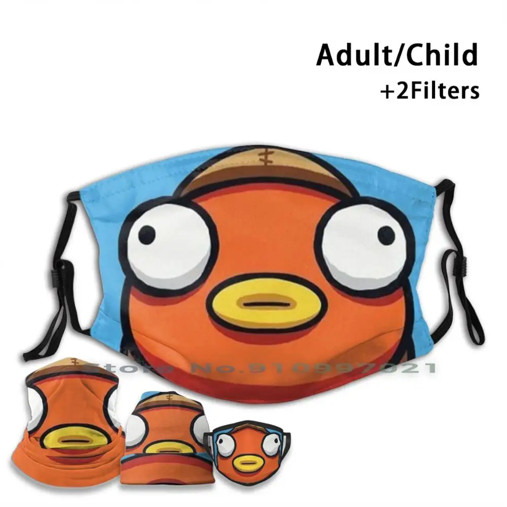 

Kids Benjy Fishy Flopper Fishstick Custom Design For Child Adult Mask Filter Washable Face Mask Fish Kids Kids Benjy Fishy