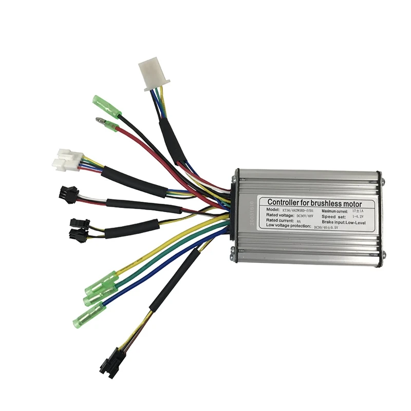 36V 48V 350W 17A Electric Bicycle Sine Wave Controller With KT LCD5 Display Thumb Throttle And Sensor E-Bike Accessories | Спорт и