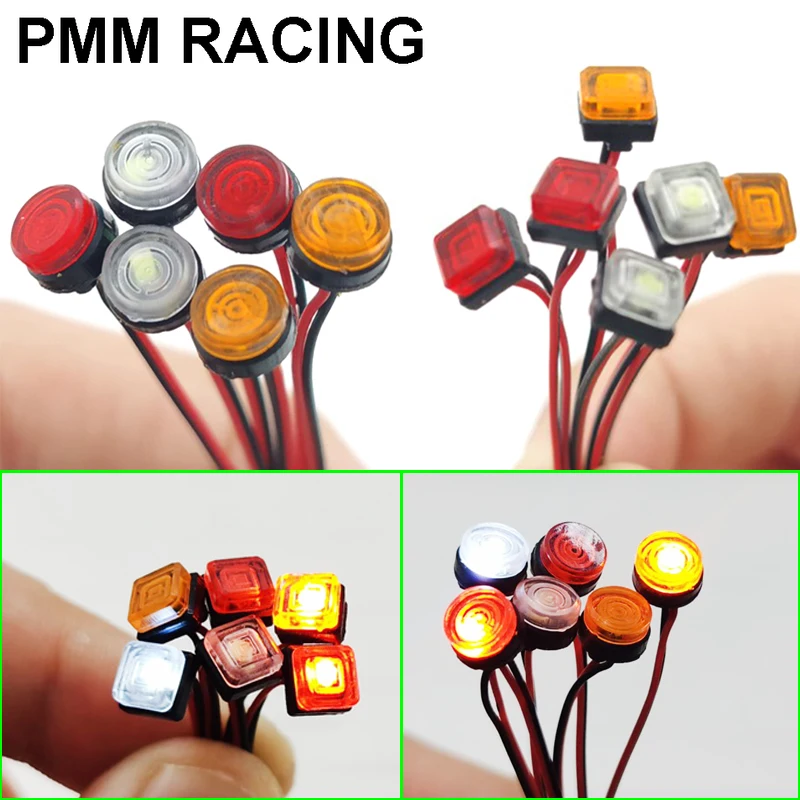 

LED Side Contour Light Width Lamp For 1/14 Tamiya RC Car Truck Dump Scania 3363 56348 56352 Actros R620 56323 R730 MAN TGX