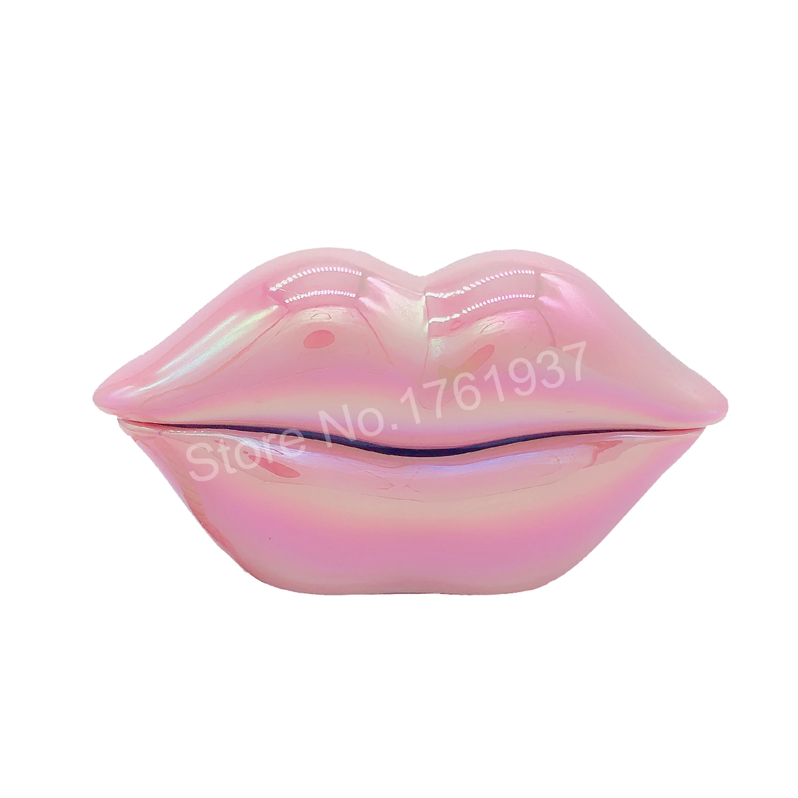 shiny lips telephone pink novetly fashion mouth phone for home office hotel decor basic landline phones for photography free global shipping