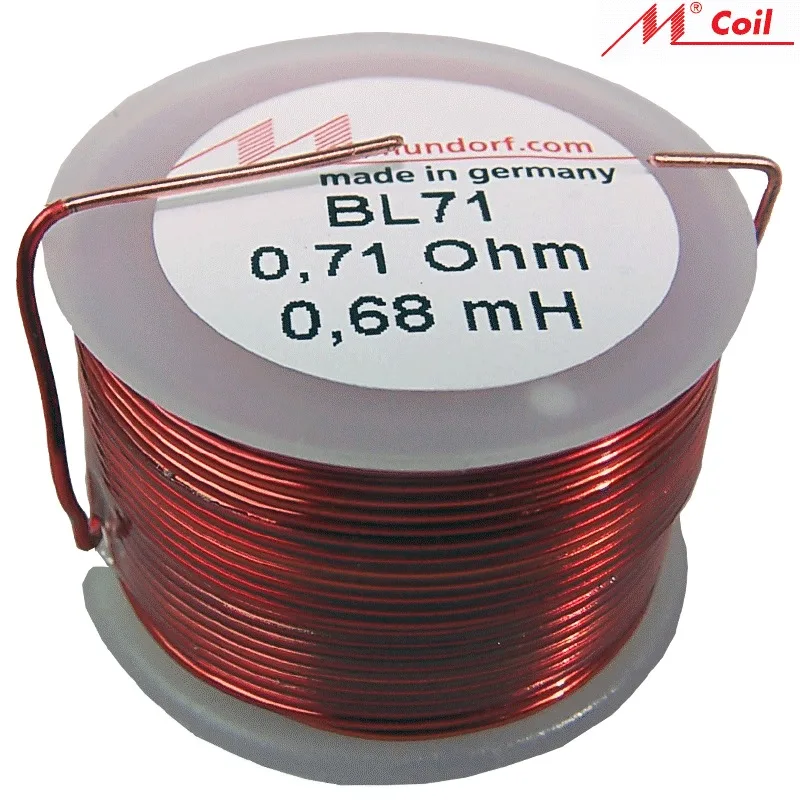 2pcs/lot Germany Mundorf M Coil Air Core · Copper Wire 0.71mm BL71 paint hollow crossover inductor free shipping