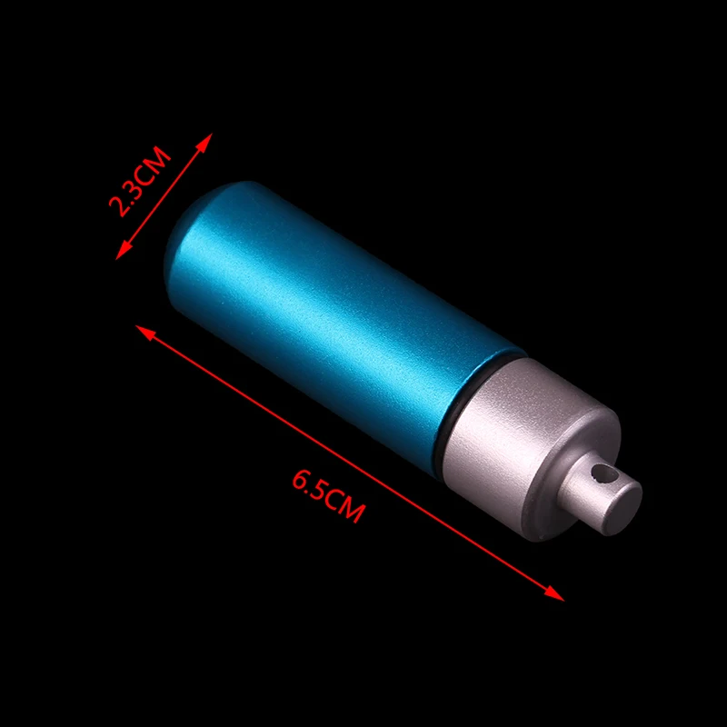 

1PC Box Bottle Holder Hiking Camping Portable Pill Water Proof Aluminum Container Keychain For Outdoor Tools Accessories