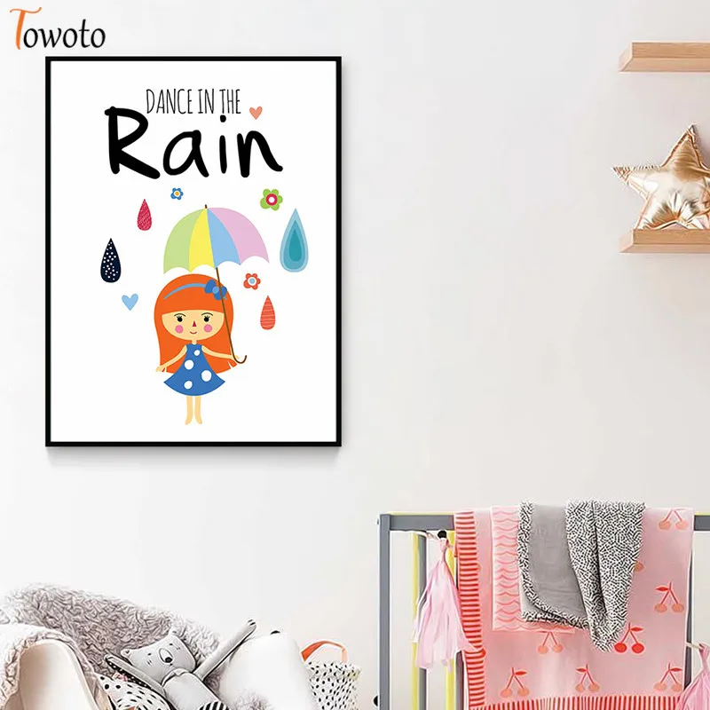 Скандинавский холст картины вдохновение цитаты плакат для детской с принтом