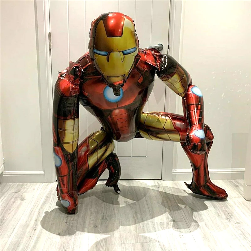 55x63 см 3D человек паук герой Железный из алюминиевой фольги шары для дня рождения