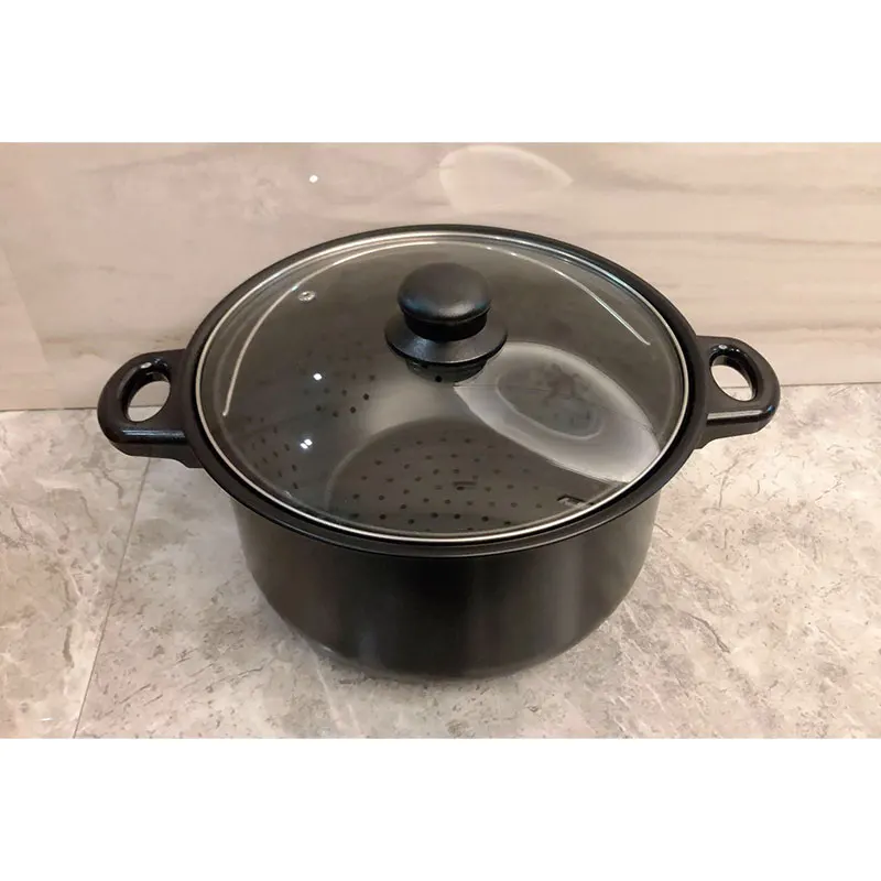 2 в 1 Пособия по кулинарии горшок со встроенным фильтр Еда остается вода стекает
