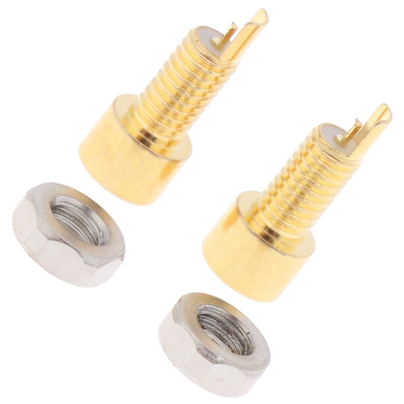

1Pair Pure Copper Gold Plated MMCX Female Jack Solder Wire Connector Plug Diameter 3.5mm Hot!