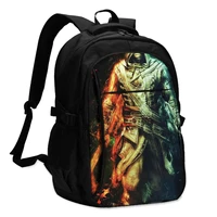 assassins creed backpacks stylish charging usb daily backpack teen pattern bags