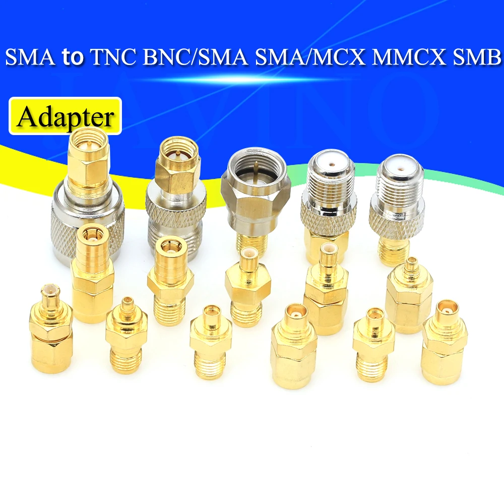 1 шт., разъем SMA в SMB BNC RPSMA MCX/MMCX, мужской, женский, прямой, женский, стандартный разъем SMA в SMB TNC, адаптер TNC, разъем TNC