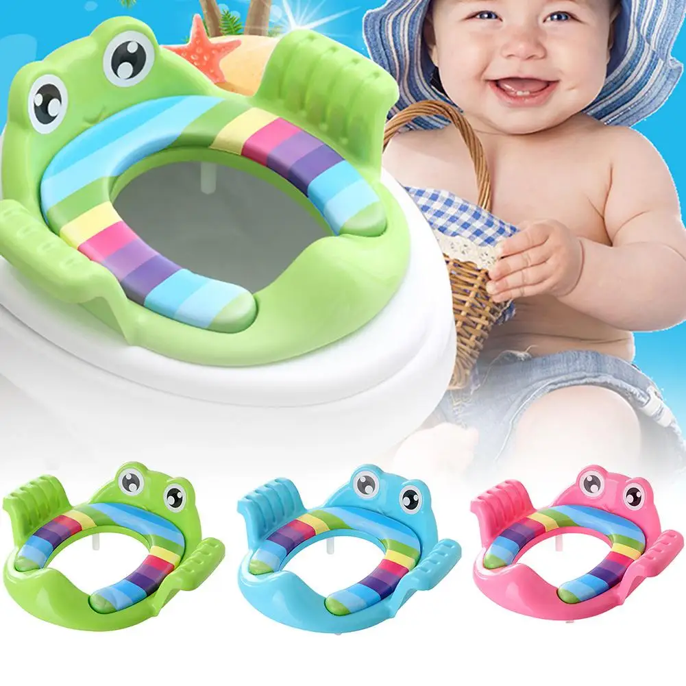 Детское сиденье для горшка на унитаз детское безопасное с подлокотником девочек