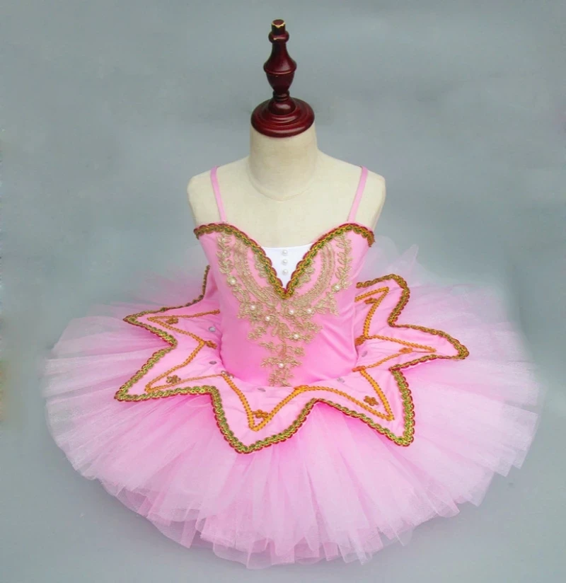 2021 Pink/Purple/White/Green Girl Ballet Tutu Dress Swan Lake Costume Ballerina Clothes Children Dance Girls | Тематическая одежда
