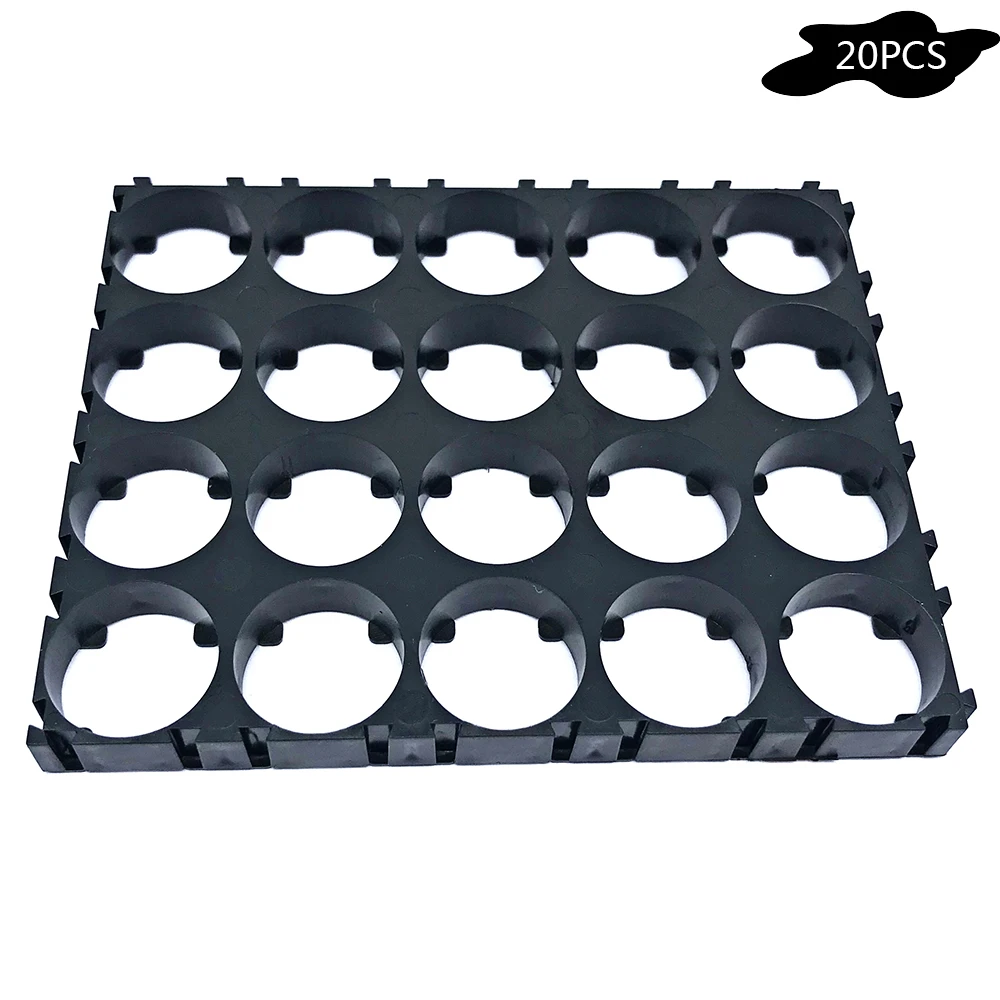 Алма 20pcs18650 4x5 цилиндрический кронштейн Поддержка подставка Антивибрационная