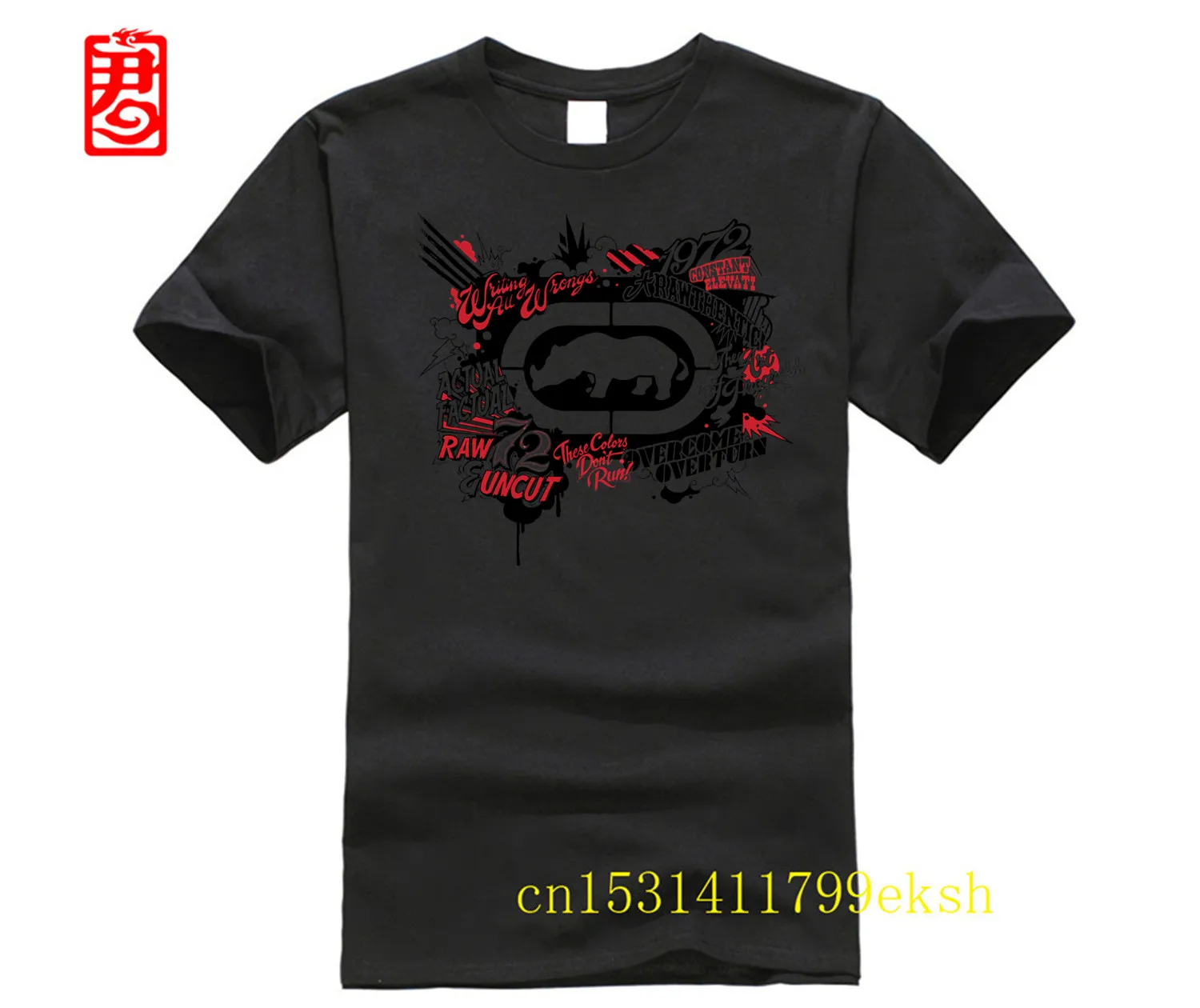 Мужская белая футболка Ecko_Unltd на заказ модная 2020 дешевая горячие футболки черный