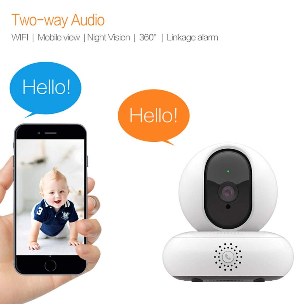 IP камера видеонаблюдения 1080P Wi Fi ИК ночное видение|Камеры видеонаблюдения| |