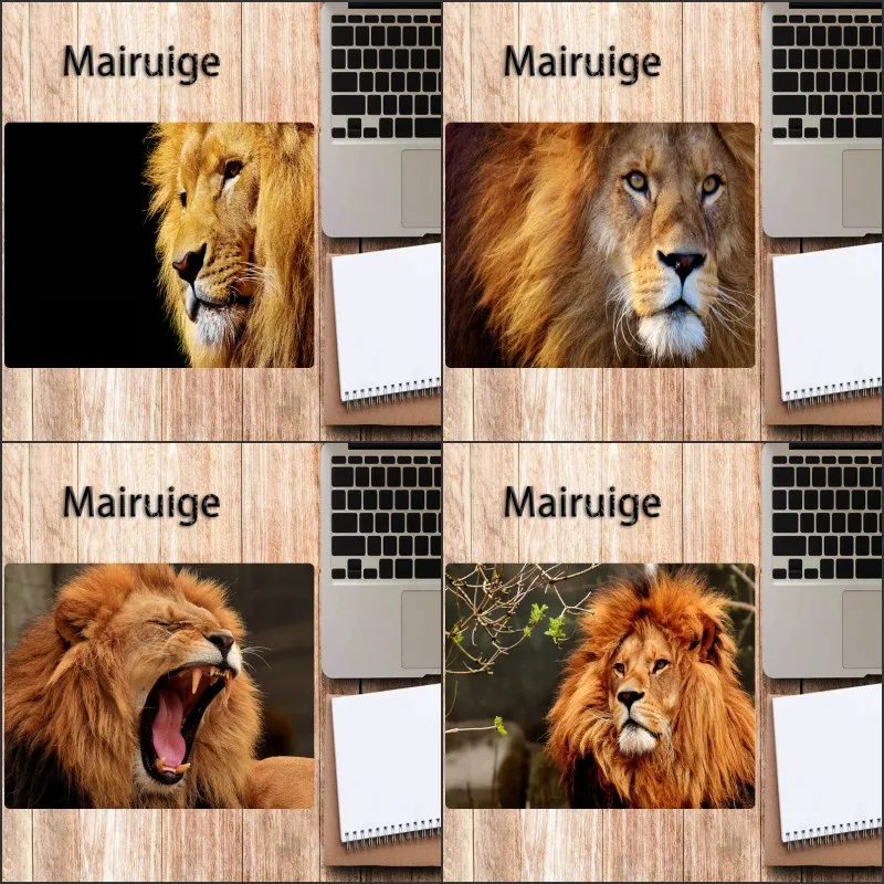 

Mairuige Cute lion pattern mouse pad, computer office decorative keyboard pad, suitable for csgo dota2