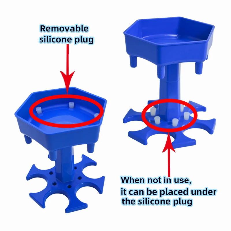 Стеклянный диспенсер для жидкости 6 шт. | Дом и сад