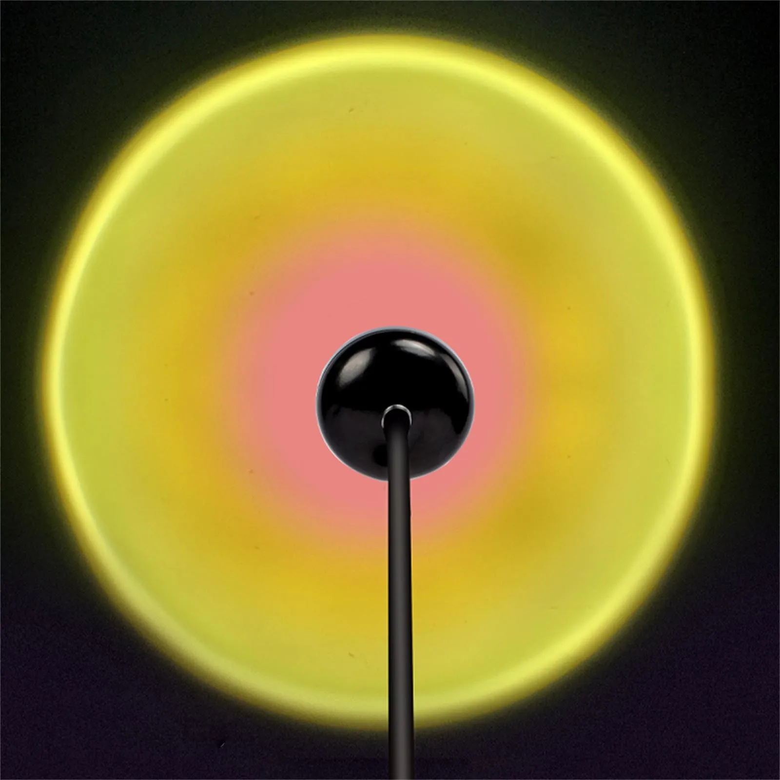 

Projection Lamp Night Light Rainbow Bedroom Atmosphere Living Room Home Decor for 180 Degree