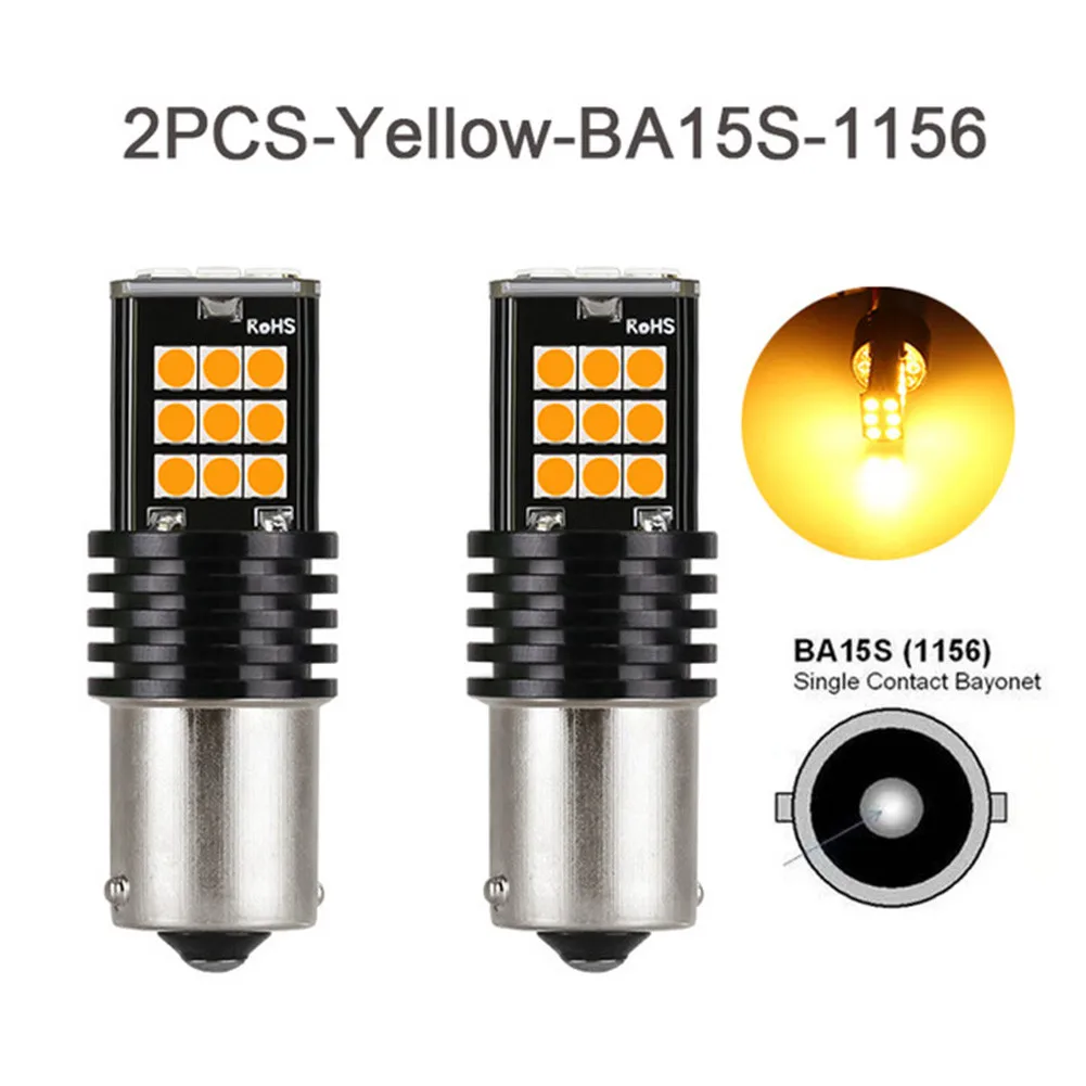 

2 шт., автомобисветодиодный светодиодные стоп-светильник 1156/1157 24-SMD