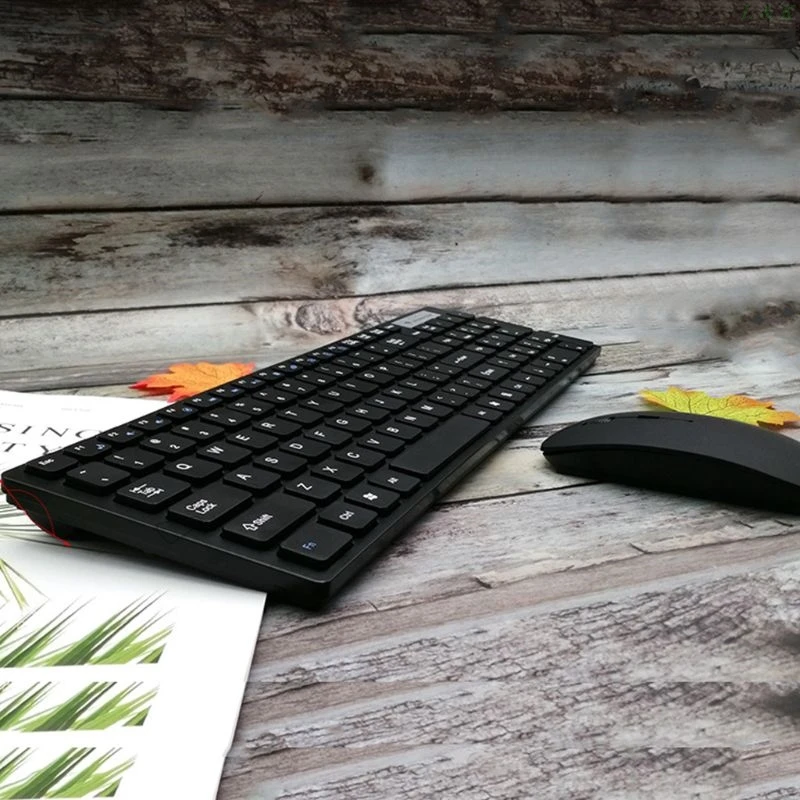 

Universal Silent Ultra-thin 2.4G Wireless Keyboard and Mouse Set for Laptop PC Computer