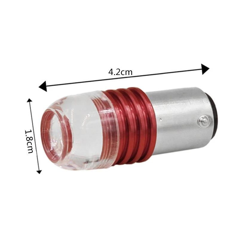 

2PCS Red 1157 Strobe Flashing LED Bulb For Car Tail Brake Light Turn Signal Lamp