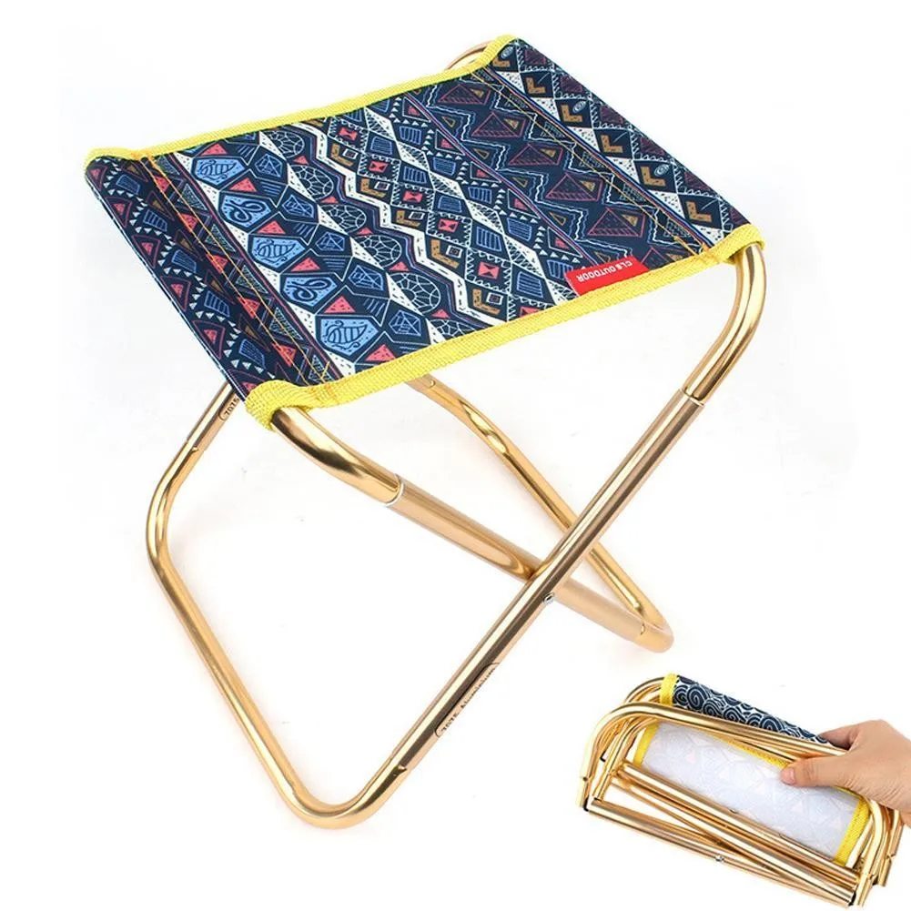 Открытый портативный складной стул для кемпинга алюминиевый Оксфорд с наружной