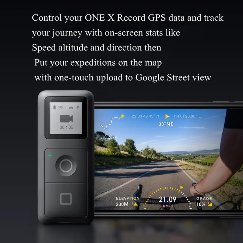 Умный пульт дистанционного управления для Insta360 ONE X2 / R/X GPS Аксессуары панорамной