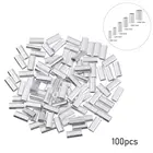 Алюминиевые обжимные муфты для рыбалки 100 шт.лот двойная овальная рыболовная леска ОБЖИМНАЯ трубка для провода обжимные соединители аксессуары 10-20 мм