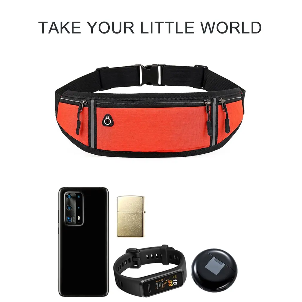 Спортивная поясная сумка для бега и занятий спортом мобильный телефон Открытый