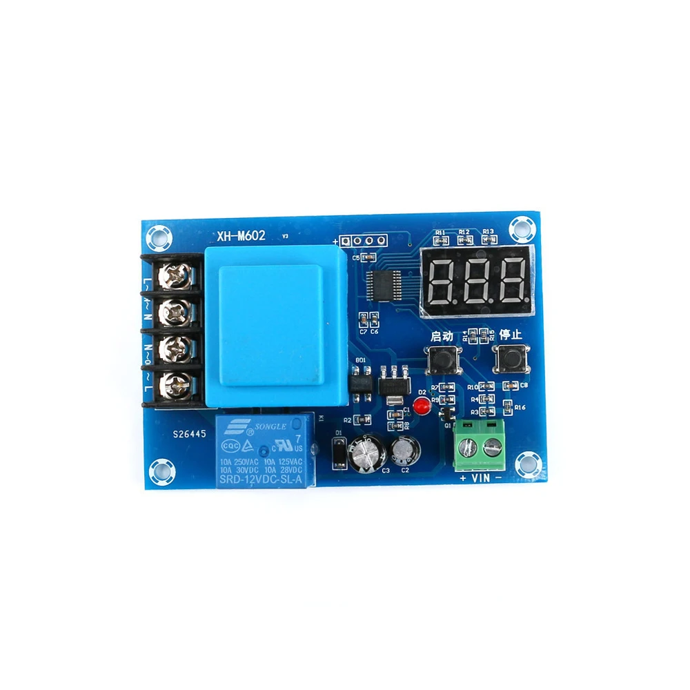 

XH-M602 Digital LED CNC Lithium Battery Charging Charge Control Power Supply Module Switch Protection Board 3.7-120V