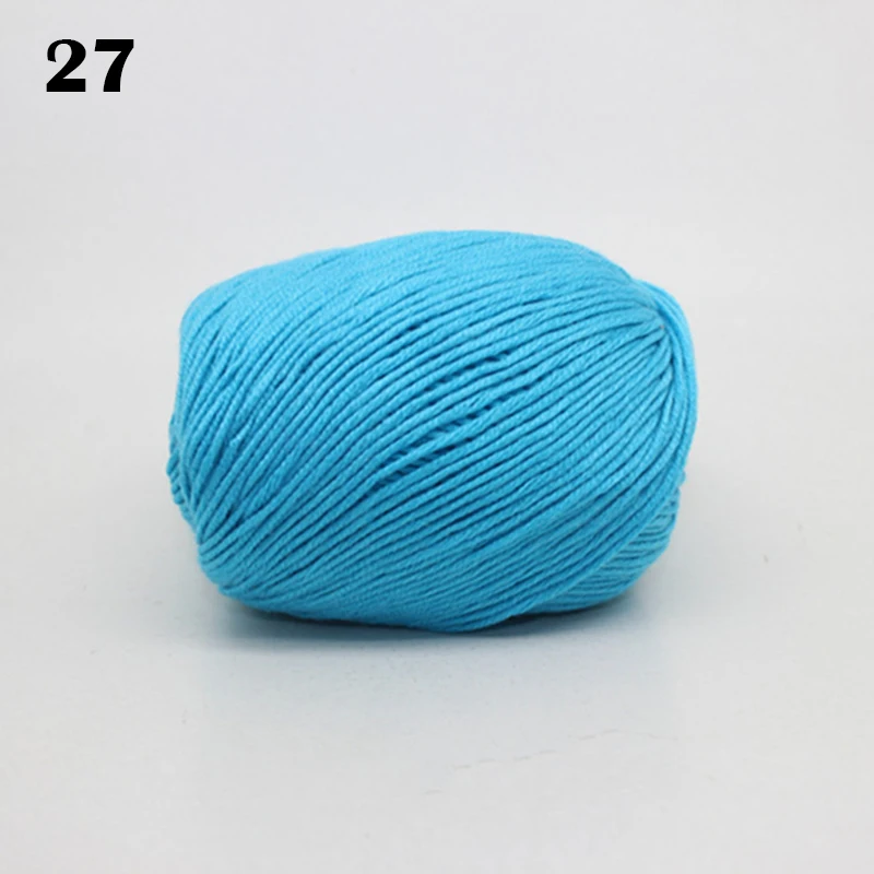 Хлопковая шелковая Белковая бархатная пряжа для вязания крючком 50 г|Пряжа| |