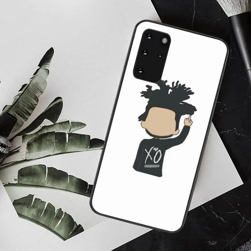 Мягкий чехол для телефона PENGHUWAN The Weeknd xo с индивидуальным фото Samsung S20 plus Ultra S6 S7 edge S8