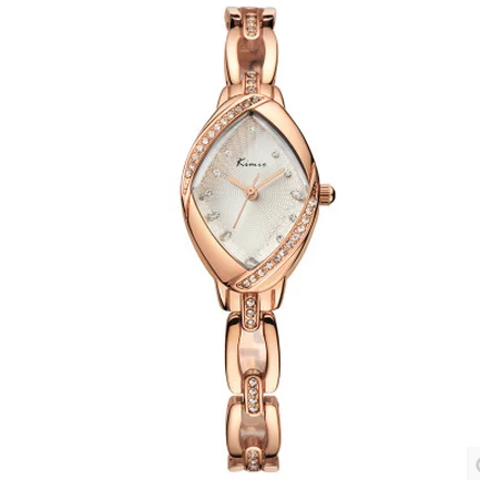 

2018 KIMIO Women's Luxury Rhinestones Watches Rose Gold Steel Bracelet Ladies Watches saat bayan