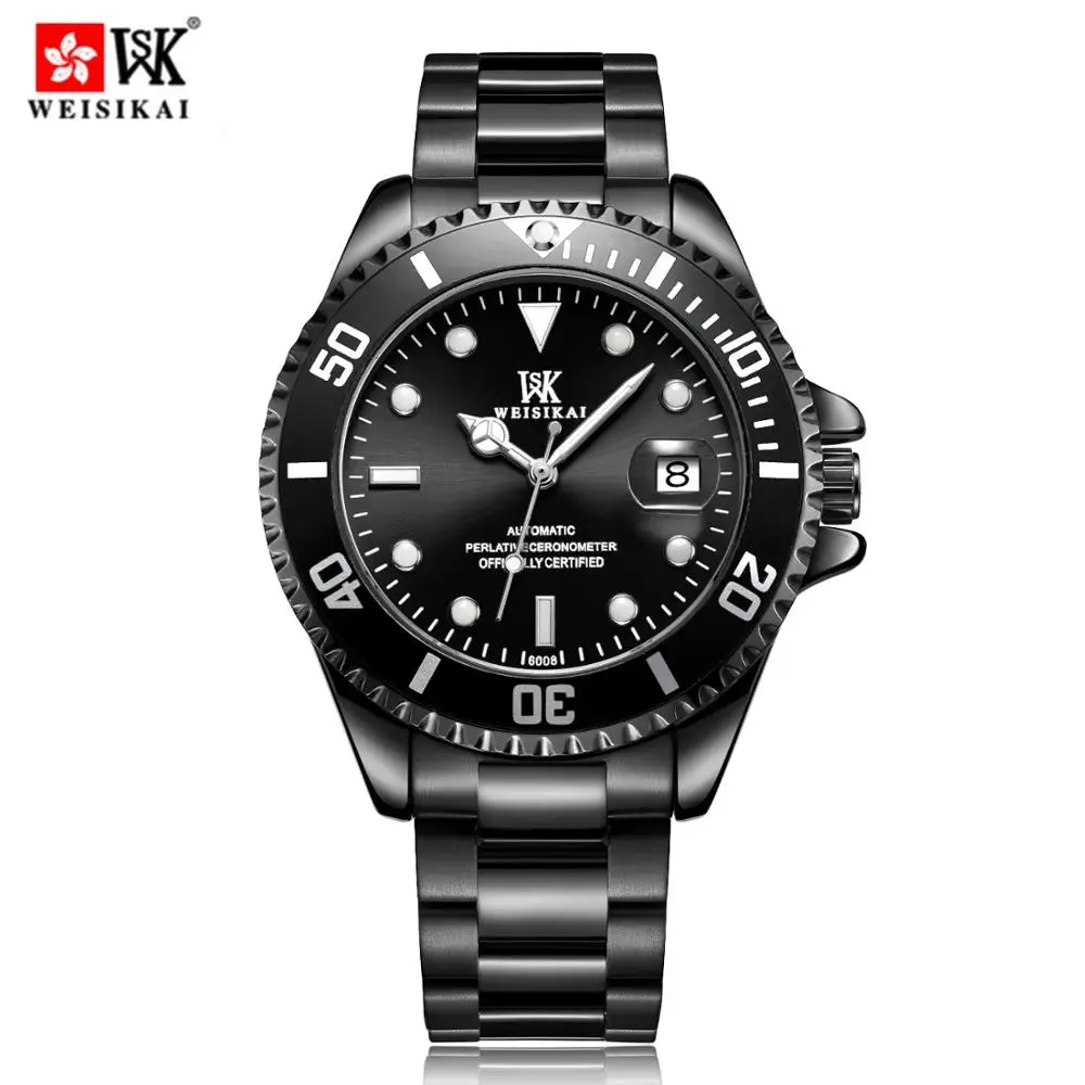 WEISIKAI Diver Watch Automatic Mechanical Watches Sports Top Brand Luxury Men's Diving Male Wristwatch Relogio Masculino |