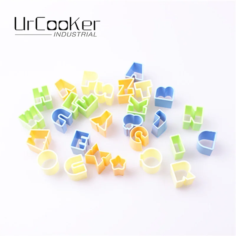 1 Набор Печенья резак 28 букв алфавита шоколадного печенья плесень помадной формы