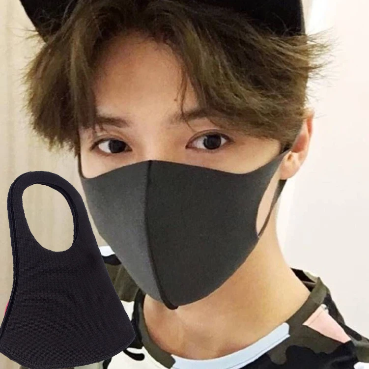 1 шт. Пылезащитная маска на рот для лица с рисунком аниме Kpop Lucky Bear для женщин и мужчин муфельные маски со ртом для лица маски