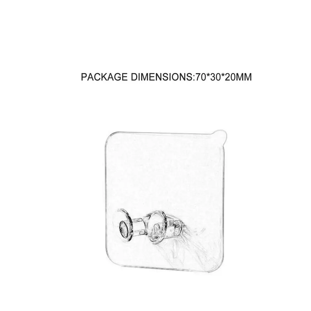 

Strong Sucker Wall Mount 6 Hooks Hanger Door Kitchen Bathroom Vacuum Hooks Organizer For Bags Clothing