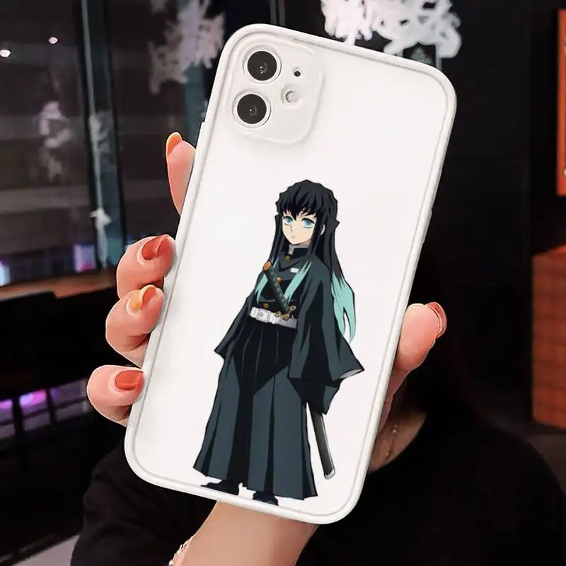 

Tokitou Muichirou cartoon anime Phone Case Matte Transparent for iPhone 7 8 11 12 s mini pro X XS XR MAX Plus cover funda