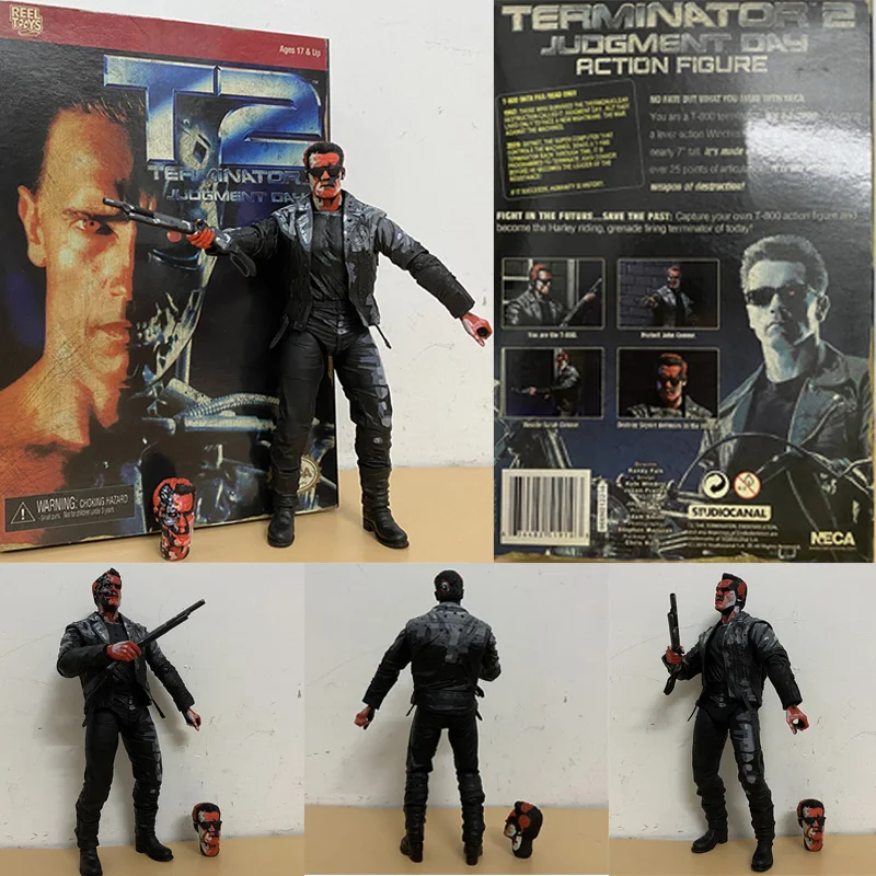 

NECA TerminatorT-800 фигурка Судный день Terminator2 T-1000 фигурка Коллекционная модель игрушки в подарок