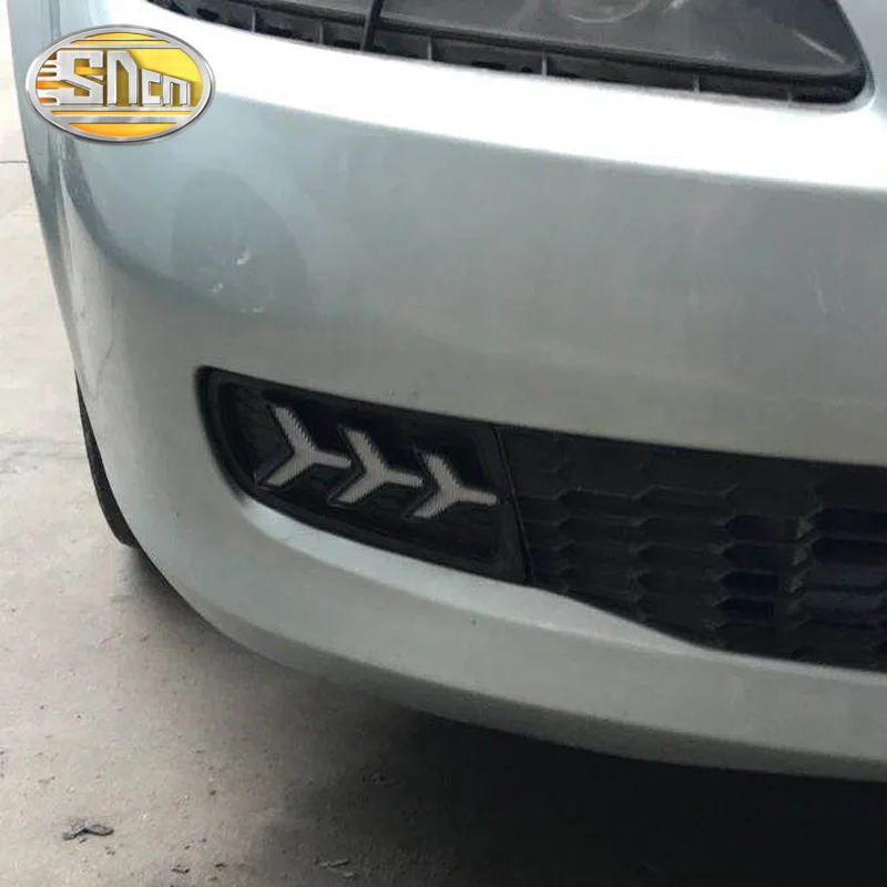 Светодиодсветодиодный дневные ходовые огни SNCN для Mazda 6 2006 ~ 2009 с желтым