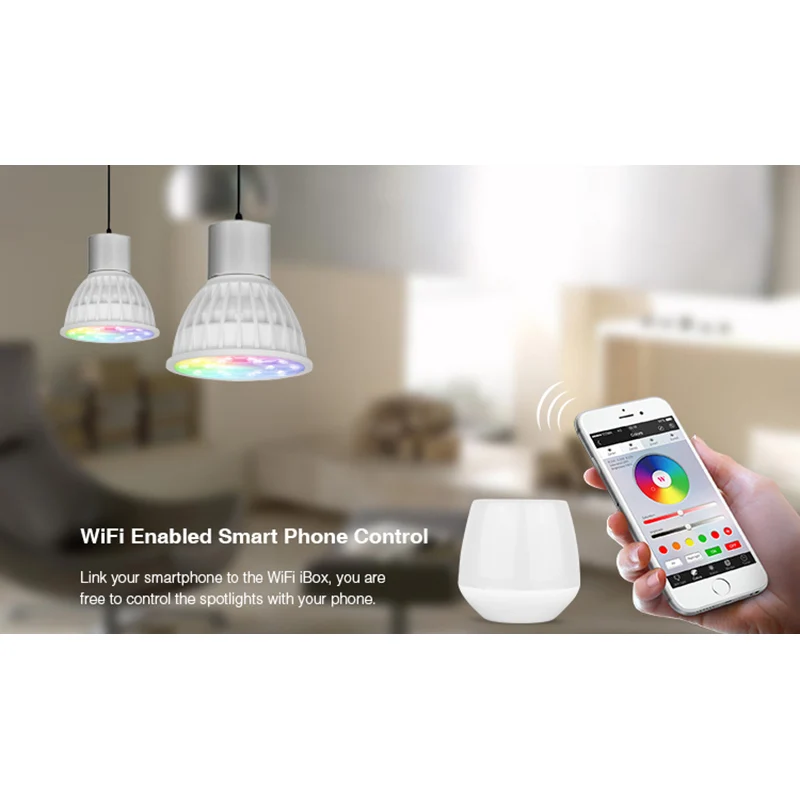Miboxer 4 Вт RGB + CCT Светодиодный прожектор FUT103 GU10 FUT104 MR16 ная лампа для спальни