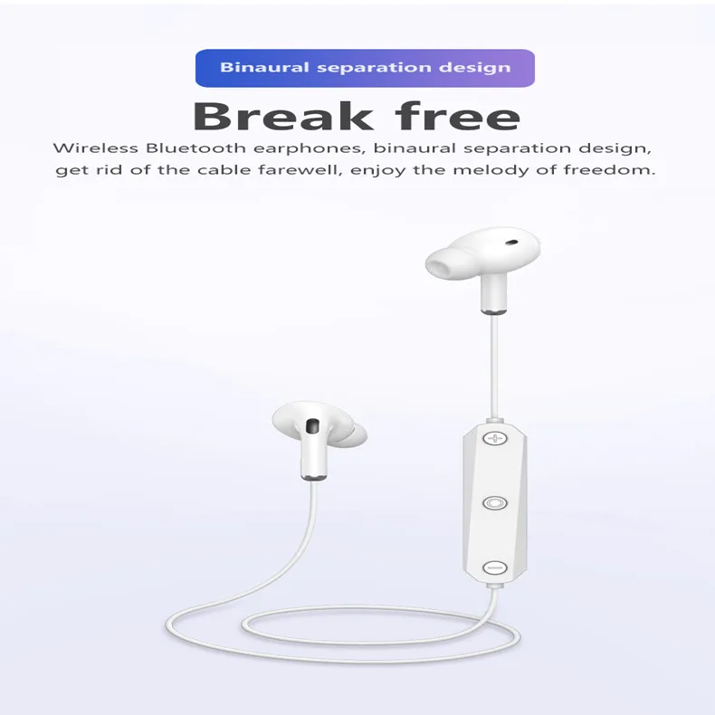 Новинка Спортивная подвесная гарнитура Bluetooth 5 1 бас четырехъядерный