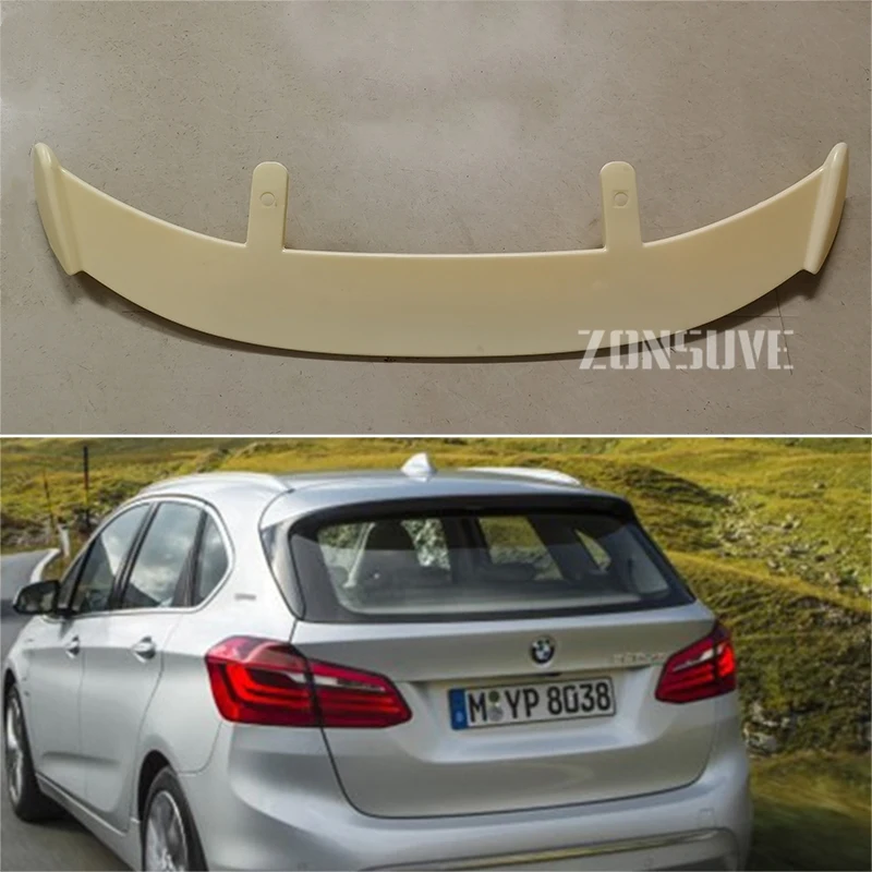 

Подходит для 2018 BMW 2 серии F45 Спойлер ABS пластик углеродное волокно вид хэтчбек внедорожник крыша заднее крыло Корпус Комплект Аксессуары