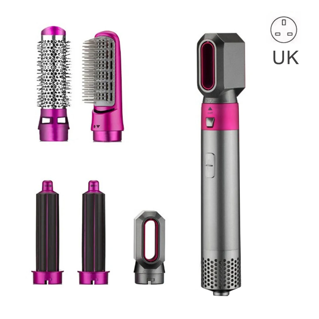 

5 In 1 One Step Hair Dryer Volumizer Rotating Hair Dryer Hair Straightener Comb Curling Brush Hair Dryers For Hair Styling Tool