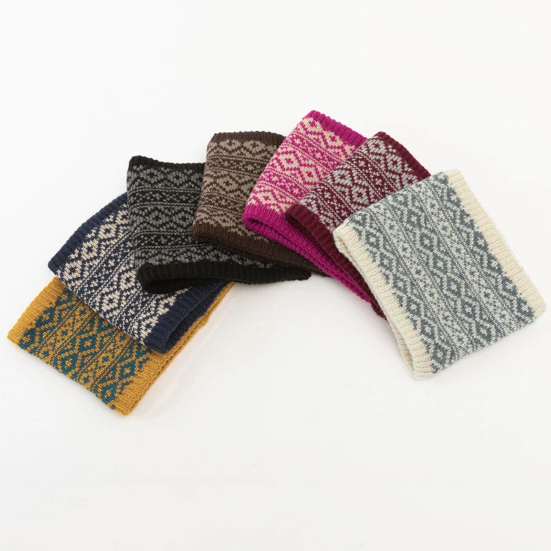 

Fashion Knitted Warm Scarf For Woman Men Winter Warm Ring Scarf Childs Plush Thick Neck Scarves Wool Soft Scarf Christmas Gift