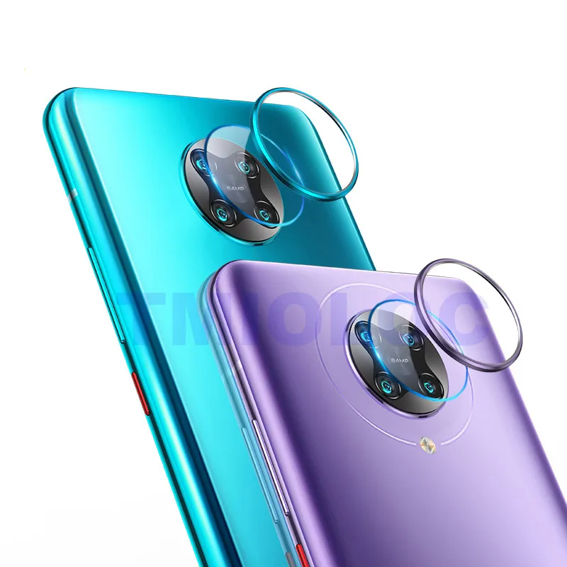 

For Redmi K30 Pro Camera Protector Tempered Glass Film + Metal Rear Lens Protection Ring Case for Xiaomi red mi k30 Cover Purple