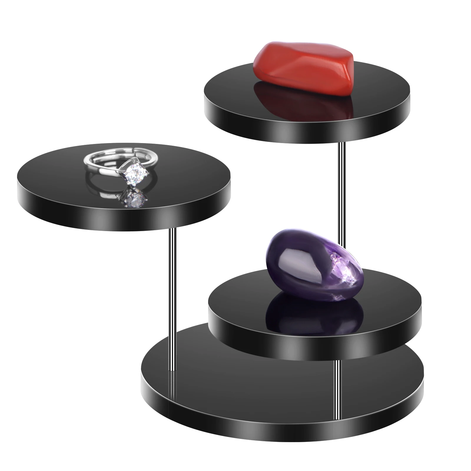 

3 слоя акриловая подставка для кекса Дисплей стенд для ювелирных изделий и других десертов с стойку дома вечерние декор для свадьбы, Обручен...