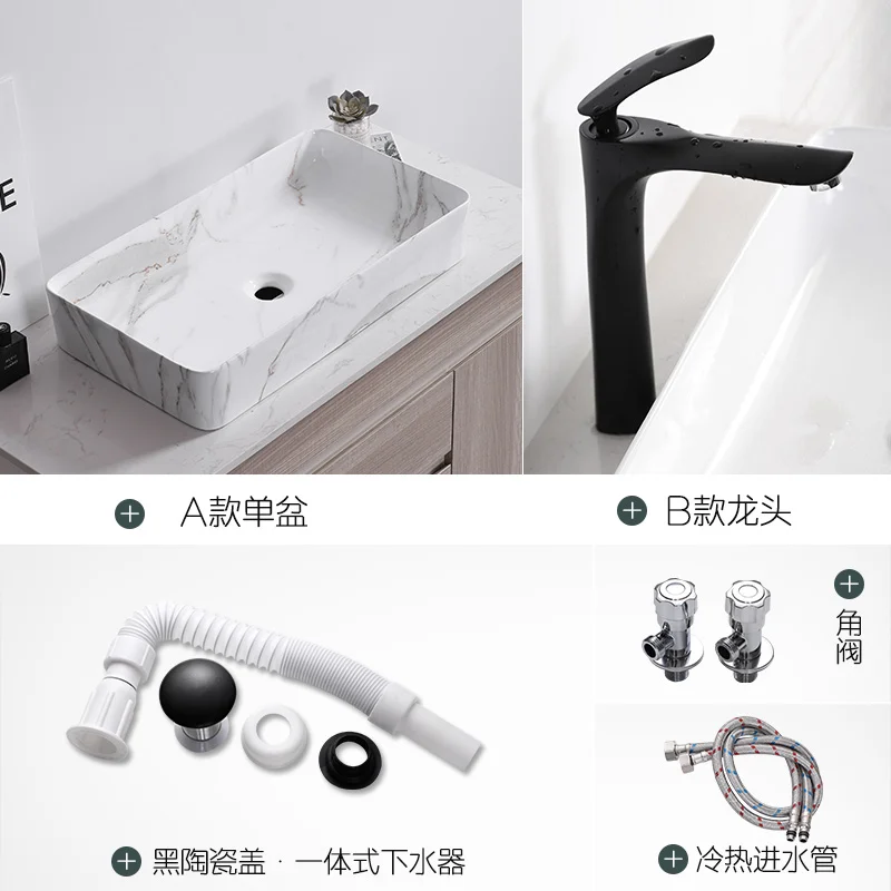 Художественная керамическая раковина Ovel над стойкой для дома ванной комнаты с